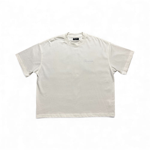 Cropped White Lemons T shirt