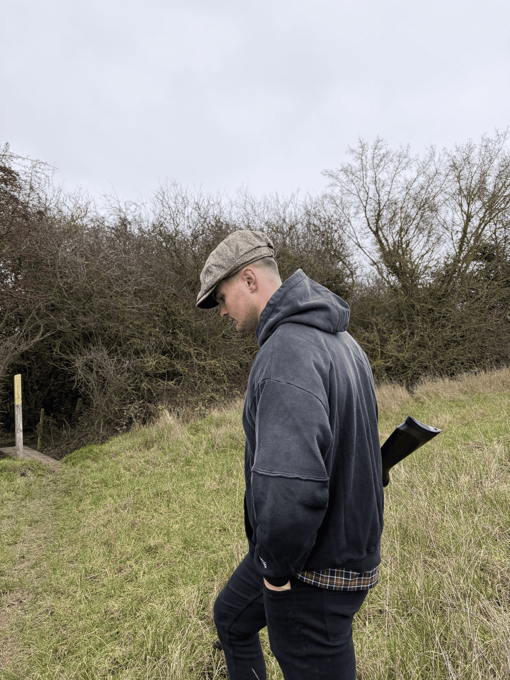 Brown Farmers Flat Cap