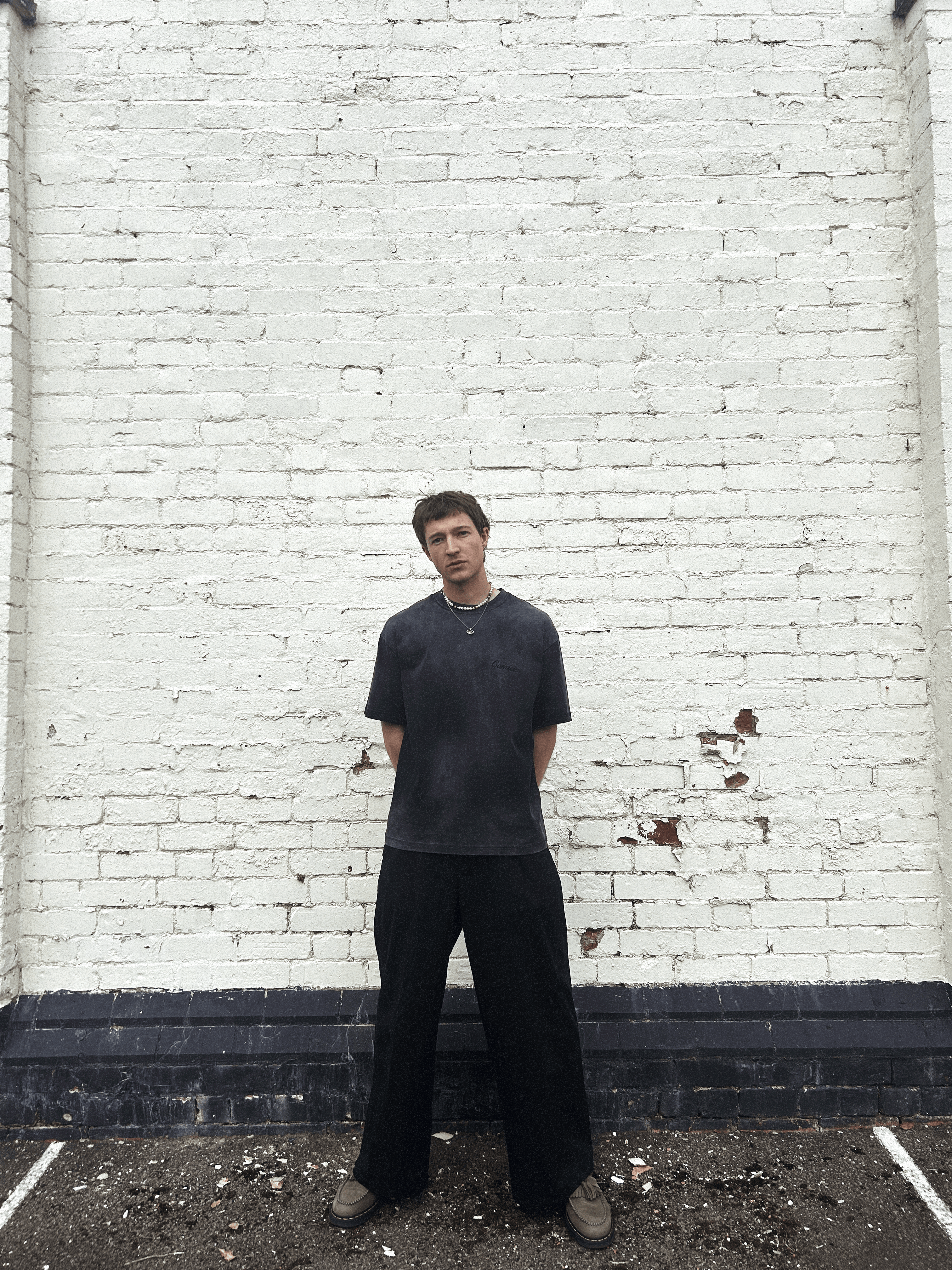 Vintage Black Washed T shirt