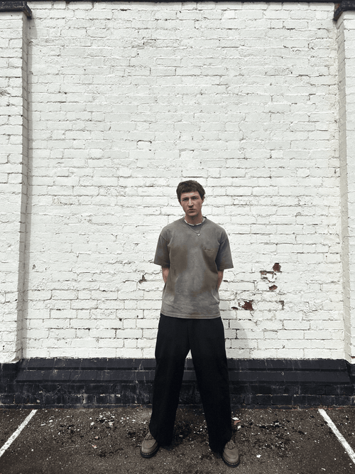 Vintage Khaki Washed T shirt