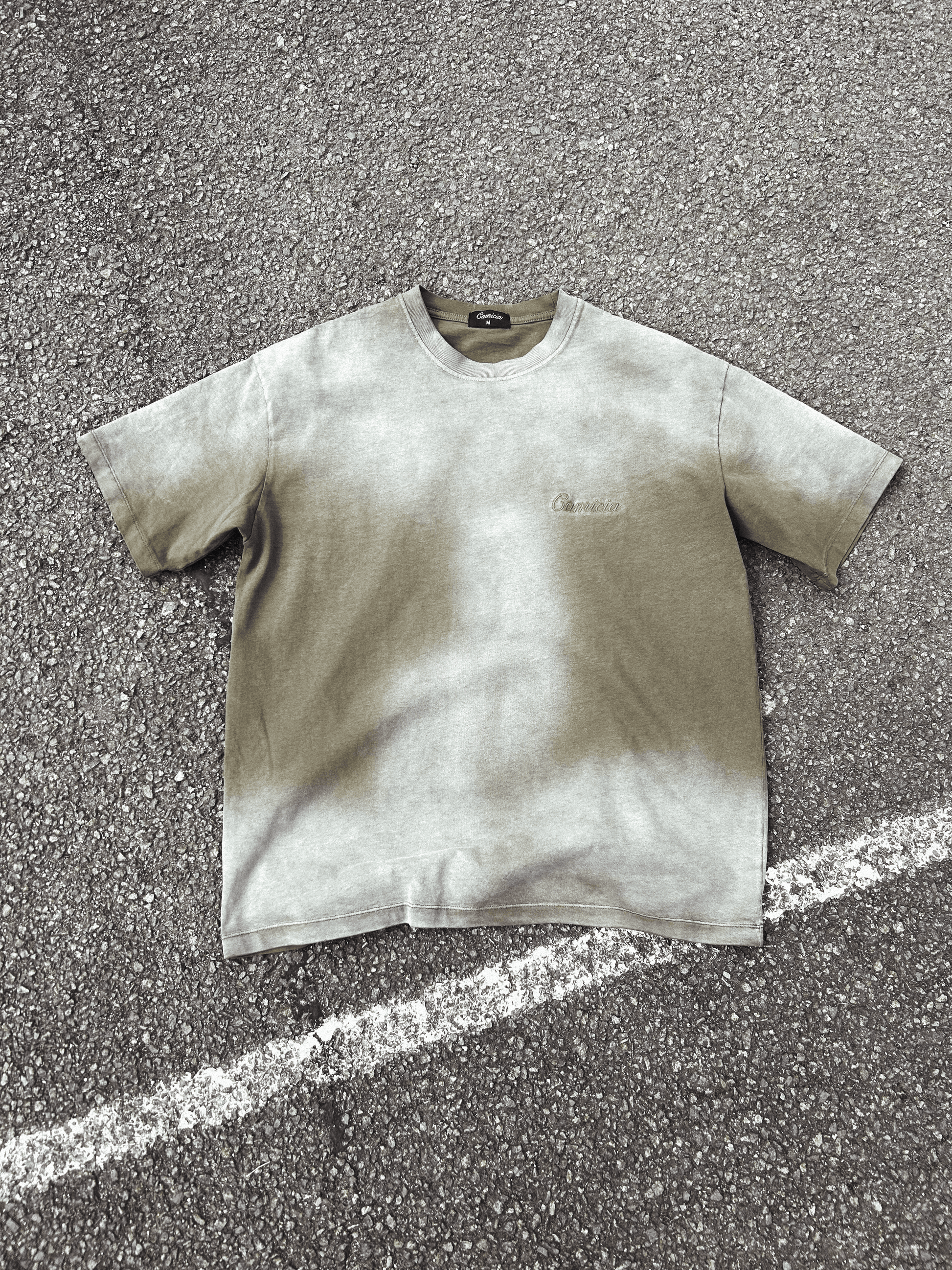 Vintage Khaki Washed T shirt
