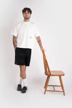 Boxy Blue Branded T shirt